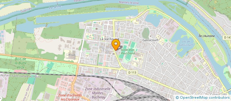 localisation de l'entreprise MONSIEUR MOHAMED BELJED  MANTES-LA-JOLIE