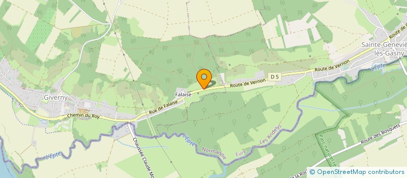 localisation de l'entreprise MONSIEUR MOHAMED BELKAHLA  GIVERNY