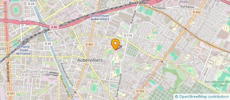 localisation de l'entreprise MONSIEUR MOHAMED BELKAID  AUBERVILLIERS