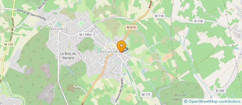 localisation de l'entreprise MONSIEUR MOHAMED BELKHIR  RESTINCLIERES