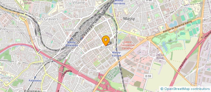 localisation de l'entreprise MONSIEUR MOHAMED BELKHIR à MASSY