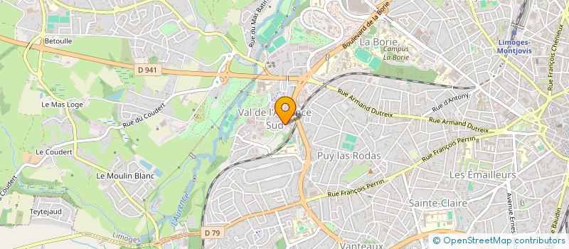 localisation de l'entreprise MONSIEUR MOHAMED BELKHODJA à LIMOGES
