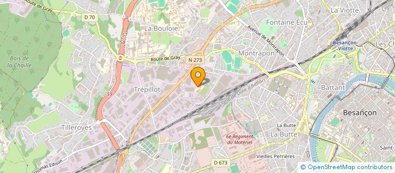 localisation de l'entreprise MONSIEUR MOHAMED BELLAAJ à BESANCON