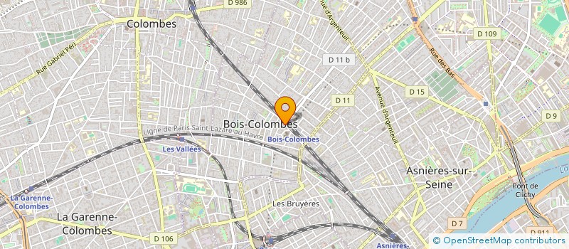 localisation de l'entreprise MONSIEUR MOHAMED BELLABAS à BOIS-COLOMBES