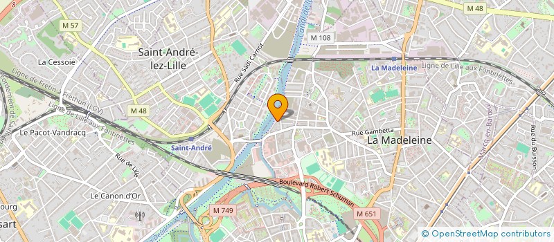 localisation de l'entreprise MONSIEUR MOHAMED BELOUADAH à LA MADELEINE