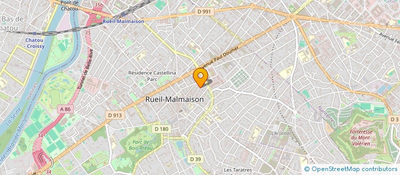 localisation de l'entreprise MONSIEUR MOHAMED BEN ABDALLAH à RUEIL-MALMAISON