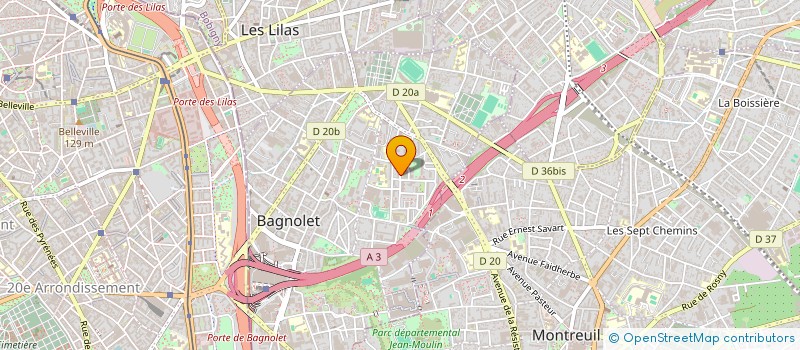 localisation de l'entreprise MONSIEUR MOHAMED BEN ABDALLAH à BAGNOLET
