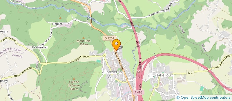 localisation de l'entreprise MONSIEUR MOHAMED BEN ABDELKADER  ALLONZIER-LA-CAILLE