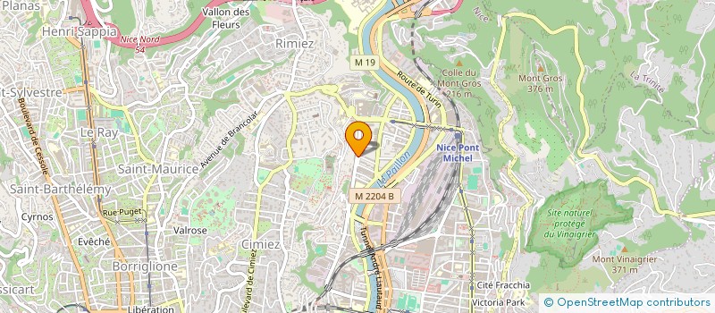 localisation de l'entreprise MONSIEUR MOHAMED BEN ABDESSALEM à NICE