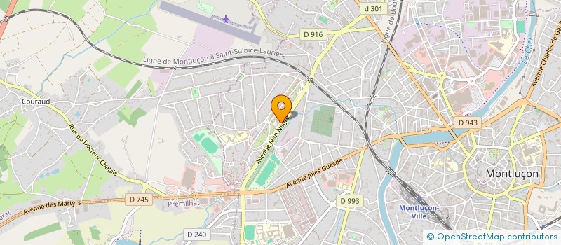 localisation de l'entreprise MONSIEUR MOHAMED BEN AHMED  MONTLUCON