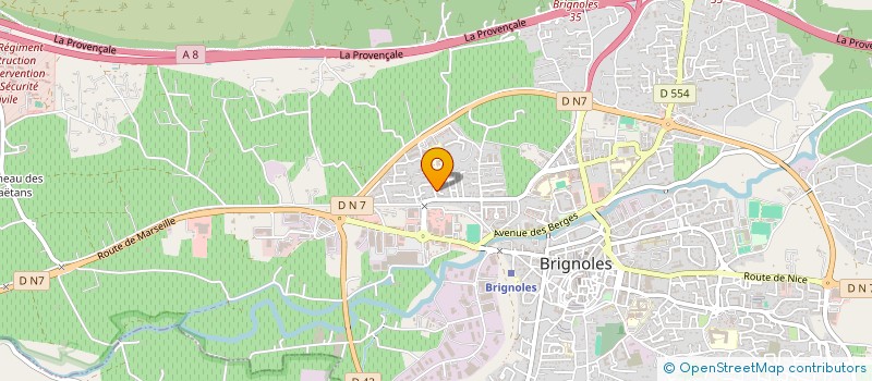 localisation de l'entreprise MONSIEUR MOHAMED BEN AMARA  BRIGNOLES