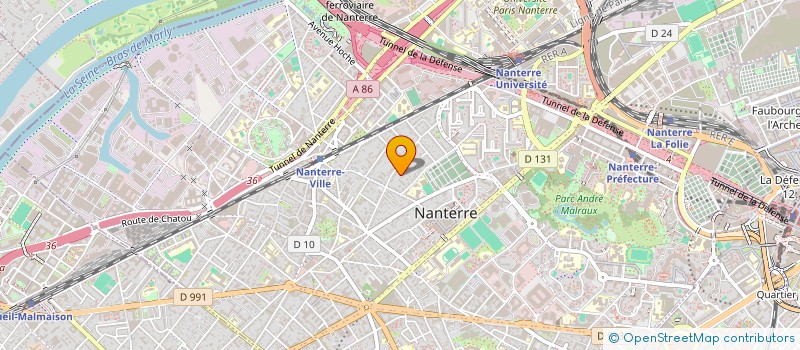 localisation de l'entreprise MONSIEUR MOHAMED BEN AMEUR  NANTERRE