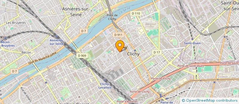 localisation de l'entreprise MONSIEUR MOHAMED BEN AMMAR à CLICHY