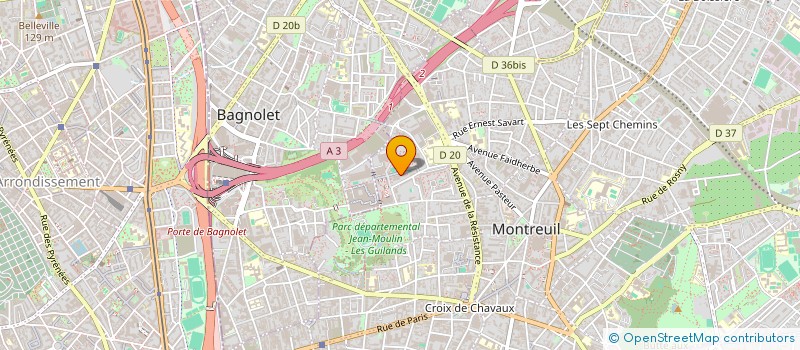 localisation de l'entreprise MONSIEUR MOHAMED BEN ATTIA à MONTREUIL