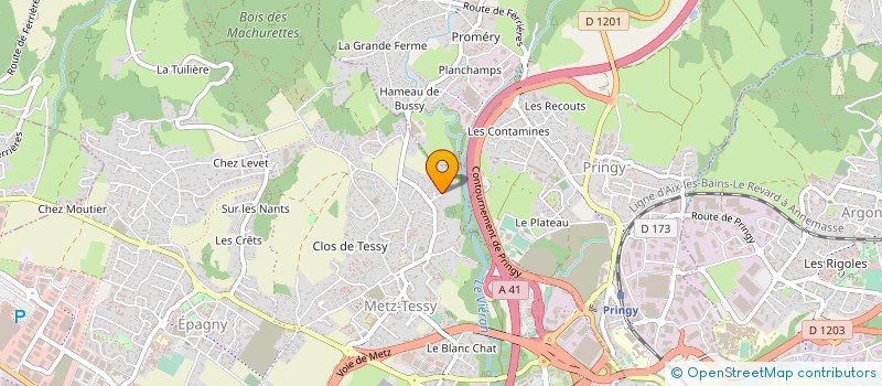 localisation de l'entreprise MONSIEUR MOHAMED BEN CHAIB  EPAGNY METZ-TESSY