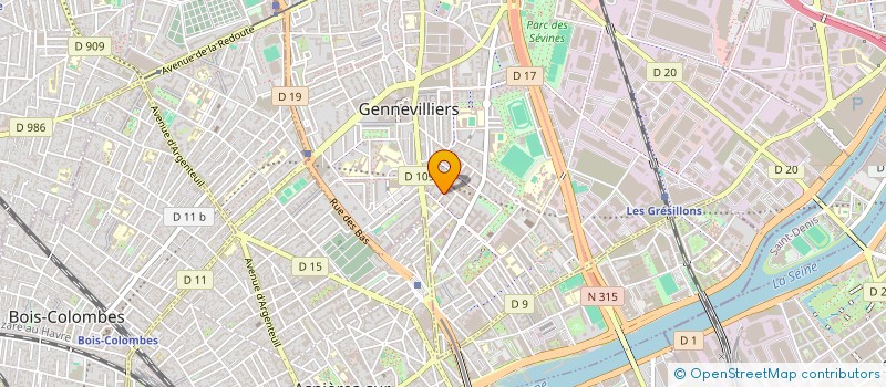 localisation de l'entreprise MONSIEUR MOHAMED BEN DIAKITE à GENNEVILLIERS