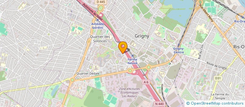 localisation de l'entreprise MONSIEUR MOHAMED BEN HASSEN  GRIGNY