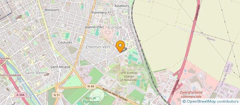 localisation de l'entreprise MONSIEUR MOHAMED BEN HENNI  REIMS