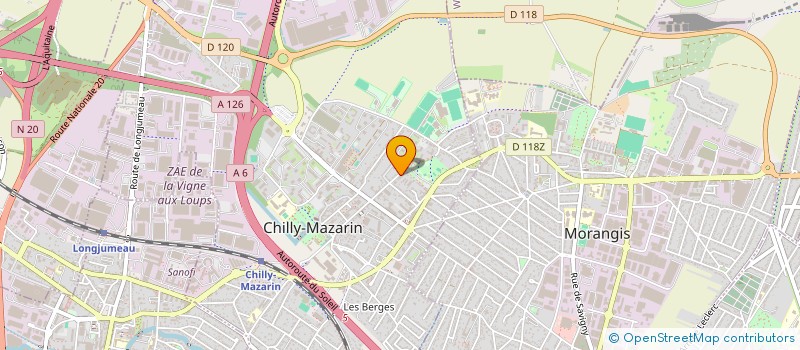 localisation de l'entreprise MONSIEUR MOHAMED BEN IBRAHIM à CHILLY-MAZARIN