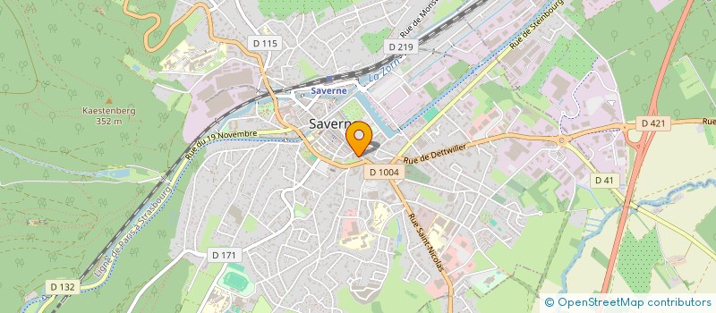 localisation de l'entreprise MONSIEUR MOHAMED BEN JOUILILI  SAVERNE