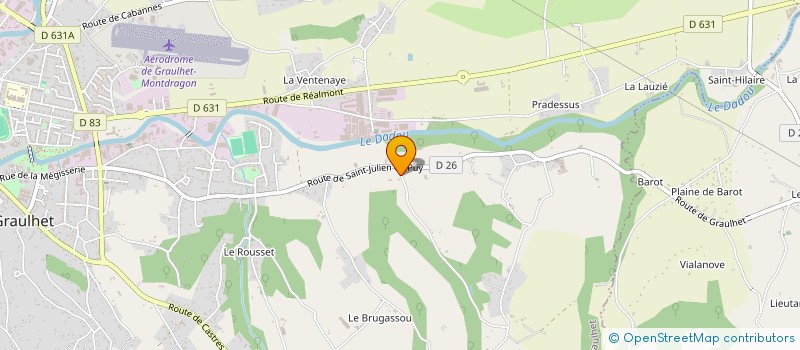 localisation de l'entreprise MONSIEUR MOHAMED BEN KALLAL à GRAULHET