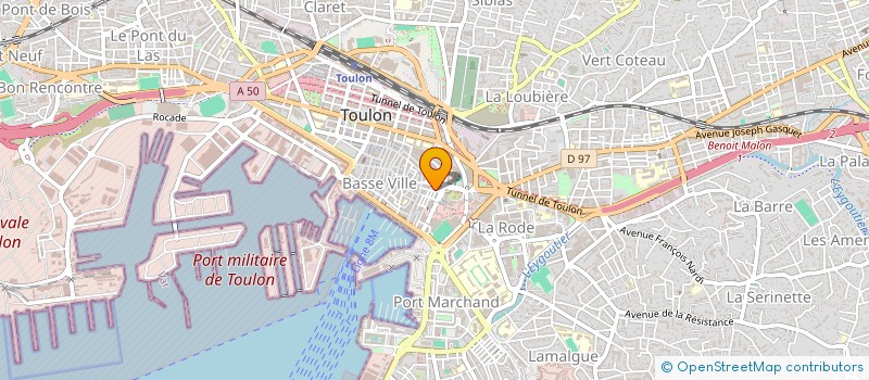 localisation de l'entreprise MONSIEUR MOHAMED BEN LTAIFA  TOULON