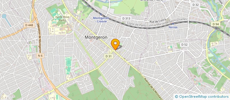 localisation de l'entreprise MONSIEUR MOHAMED BEN MANSOUR à MONTGERON