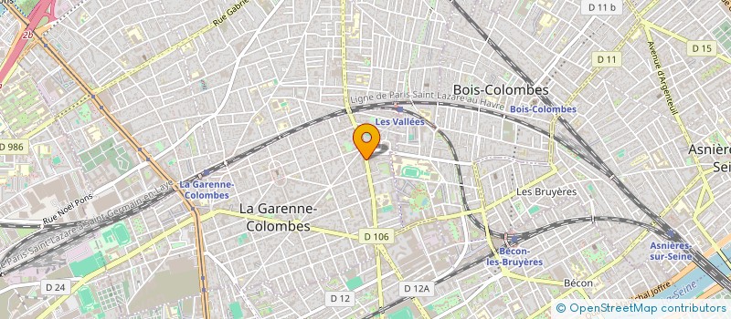 localisation de l'entreprise MONSIEUR MOHAMED BEN MASSAOUD à LA GARENNE-COLOMBES