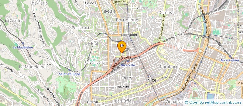 localisation de l'entreprise MONSIEUR MOHAMED BEN MOHAMED à NICE