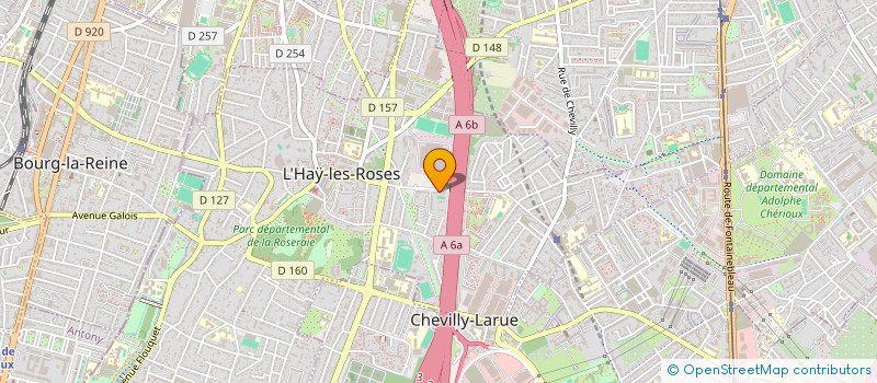 localisation de l'entreprise MONSIEUR MOHAMED BEN MOULA  L'HAY-LES-ROSES