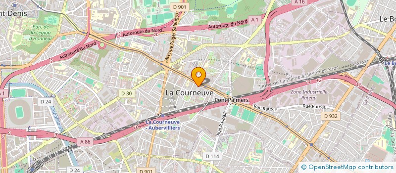 localisation de l'entreprise MONSIEUR MOHAMED BEN NEJMA à LA COURNEUVE