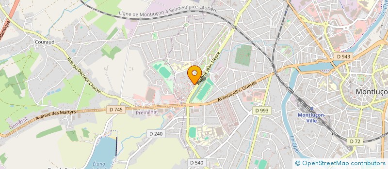 localisation de l'entreprise MONSIEUR MOHAMED BEN-OMAR à MONTLUCON