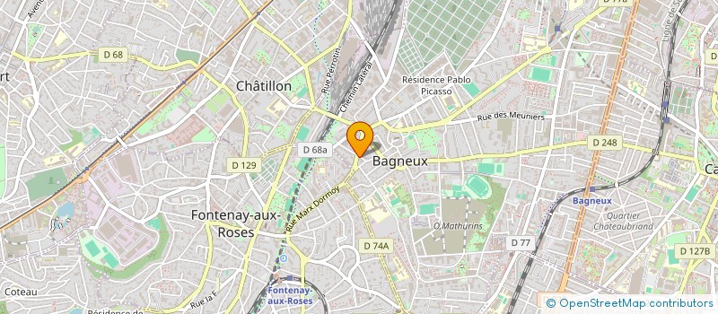 localisation de l'entreprise MONSIEUR MOHAMED BEN OUIRANE à BAGNEUX