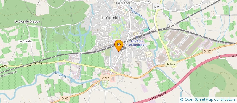 localisation de l'entreprise MONSIEUR MOHAMED BEN REJEB  LES ARCS