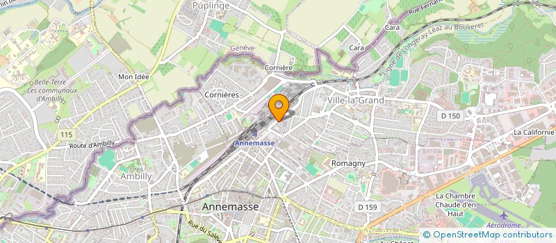 localisation de l'entreprise MONSIEUR MOHAMED BEN SAAD  ANNEMASSE