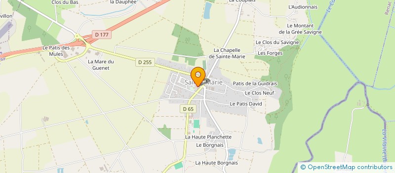 localisation de l'entreprise MONSIEUR MOHAMED BEN SAAD à SAINTE-MARIE