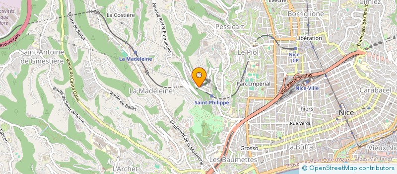 localisation de l'entreprise MONSIEUR MOHAMED BEN SAHRA à NICE