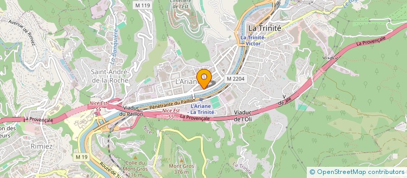 localisation de l'entreprise MONSIEUR MOHAMED BEN SIK ALI à NICE
