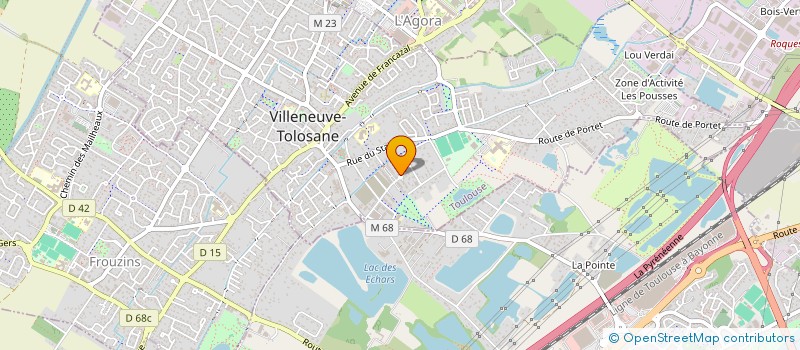 localisation de l'entreprise MONSIEUR MOHAMED BEN YAHIA  TOURNEFEUILLE