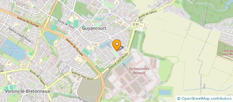 localisation de l'entreprise MONSIEUR MOHAMED BENABID  GUYANCOURT