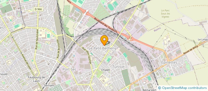 localisation de l'entreprise MONSIEUR MOHAMED BENACEUR  BETHENY