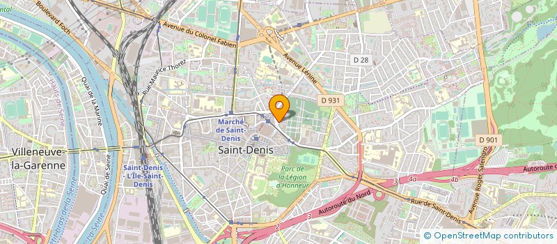 localisation de l'entreprise MONSIEUR MOHAMED BENADDI à SAINT-DENIS
