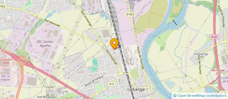 localisation de l'entreprise MONSIEUR MOHAMED BENAHMED  UCKANGE