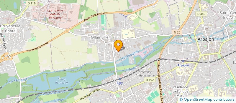 localisation de l'entreprise MONSIEUR MOHAMED BENAICHA à OLLAINVILLE