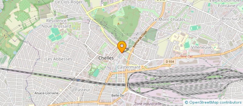 localisation de l'entreprise MONSIEUR MOHAMED BENAISSA  CHELLES