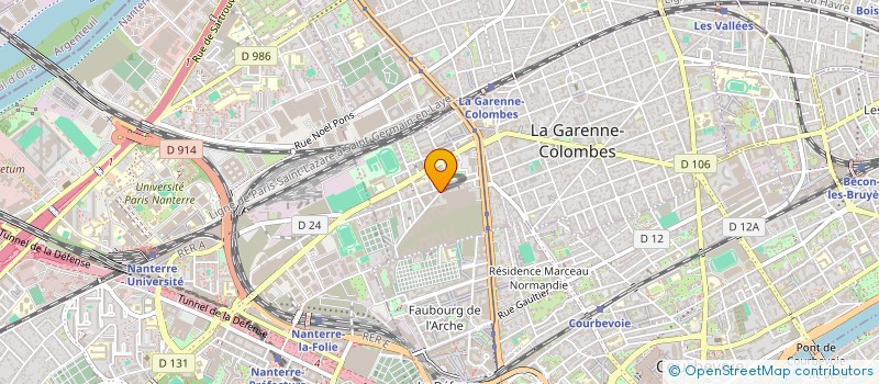 localisation de l'entreprise MONSIEUR MOHAMED BENALI à LA GARENNE-COLOMBES