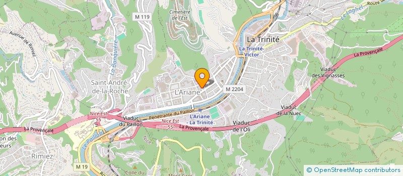 localisation de l'entreprise MONSIEUR MOHAMED BENALI FELLAGUE à NICE