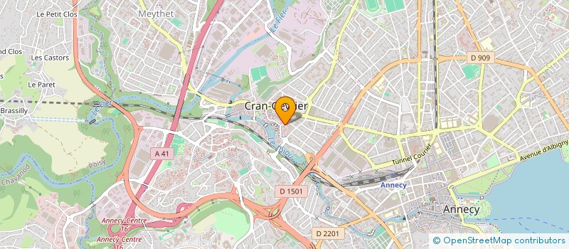 localisation de l'entreprise MONSIEUR MOHAMED BENALLOU  ANNECY