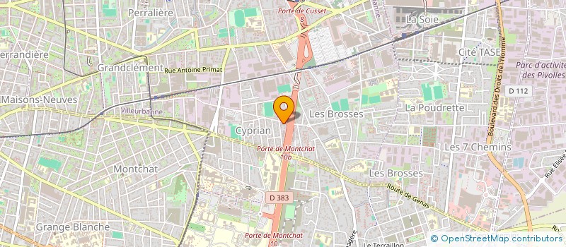 localisation de l'entreprise MONSIEUR MOHAMED BENALOUANE  VILLEURBANNE