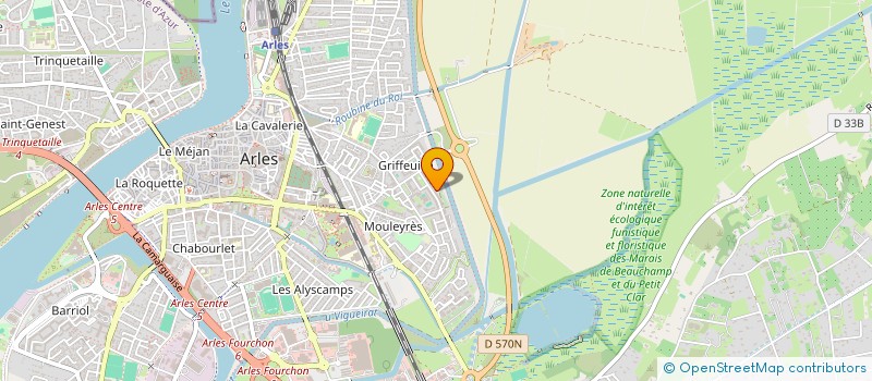 localisation de l'entreprise MONSIEUR MOHAMED BENAMAR  ARLES